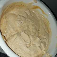 Una foto de Helado cremoso de durazno