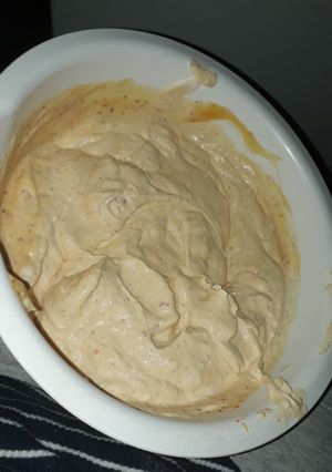Una foto de Helado cremoso de durazno