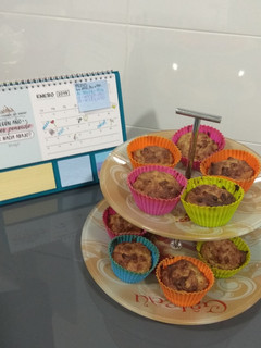 Una foto de Muffins de plátano