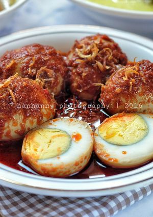 Foto resep Hintalu Masak Habang (Telur Bumbu Bali Banjar)