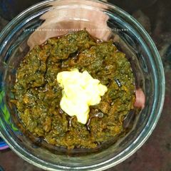 Palak bhurji A picture of Palak bhurji.