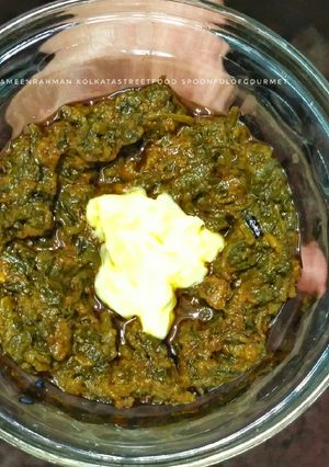A picture of Palak bhurji.