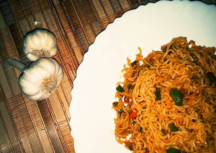 Steps to Prepare Favorite Hot garlic noodles