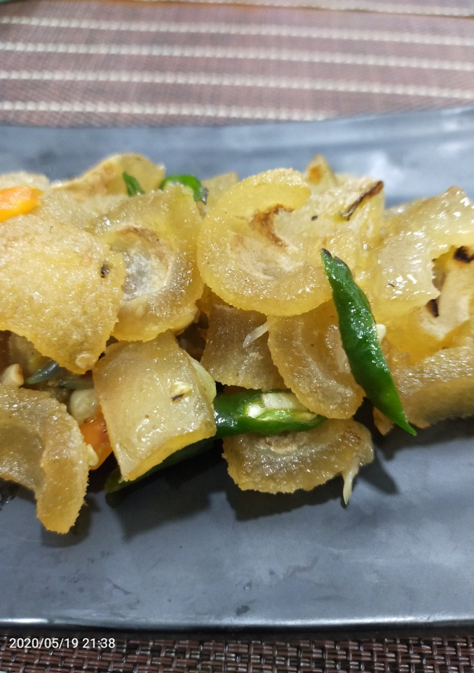 Foto resep Oseng Oseng kikil anti lengket