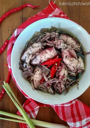 Foto resep Cumi tumis hitam