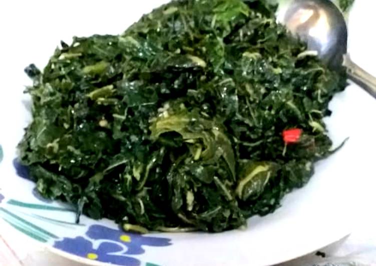 Oseng Daun Pepaya Ikan Peda Original (Tdk Pahit)