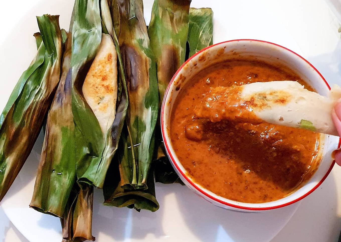 Resep OTAK OTAK panggang bakar ikan tenggiri, Sempurna