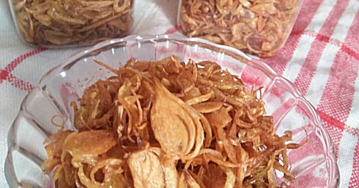 Resep Bawang Goreng Renyah Gurih Garing Oleh Selfi Irawatiselfi