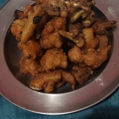 Cauliflower pakoda A picture of Cauliflower pakoda.