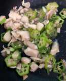 Nấm bào ngư xám xào đậu bắp