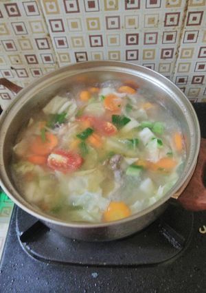 Foto resep Sop Ayam Irit