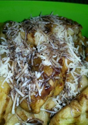 Foto resep Godok Pisang goreng keju