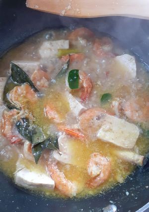 Foto resep Kuah Tahu Udang
