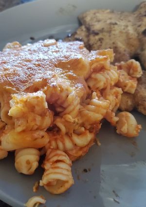 Una foto de Pasta al queso