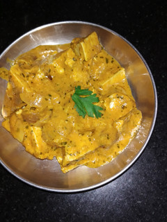 A picture of Paneer butter masala.