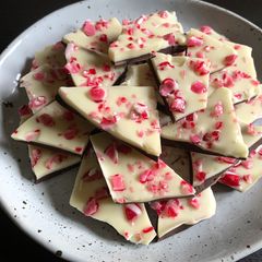 A picture of Peppermint Chocolate Bark.