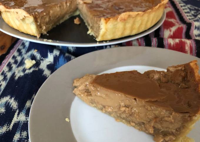 Coffee Milk Custard Pie