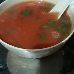 A picture of Tomato soup.