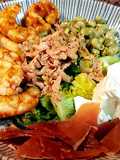 Ensaladas con foie