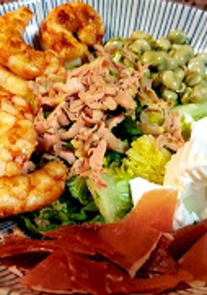 Una foto de Ensaladas con foie