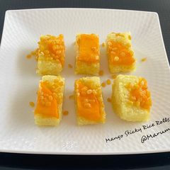 A picture of Mango Sticky Rice Rolls.