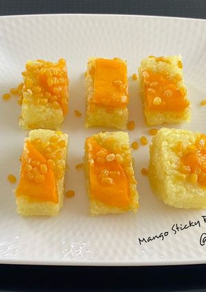 A picture of Mango Sticky Rice Rolls.