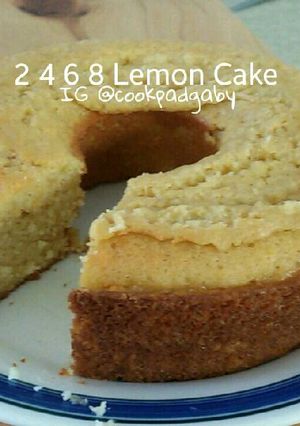 Foto resep 2 4 6 8 Lemon Cake