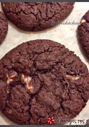 Φωτογραφία της συνταγής Chewy Double Chocolate Cookies