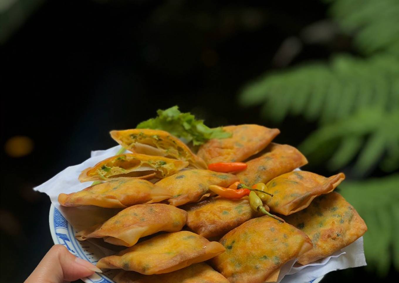 Martabak telur mini