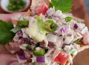 Una foto de 💥 CANASTITAS DE ENSALADA CON ATÚN 💥