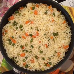 A picture of Vegetable Fried rice.