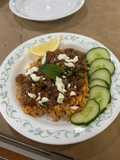 Spiced Mediterranean Beef Bowls with Herby Tomato Rice & Minted Yoghurt 🇬🇷