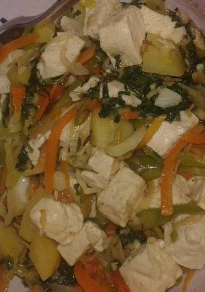 Foto resep Sop Tumis Campur Tahu