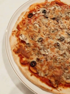 Foto de Pizza de Cogumelos e Atum