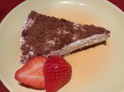 Una foto di cheesecake alla fragola