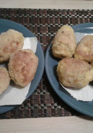 Una foto de Arancini Siciliani (croquetas de arroz con queso italianas) 🇮🇹