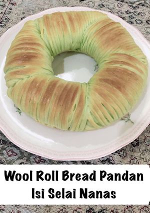 Foto resep #73 Wool Roll Bread Pandan (Tanpa Ulen)