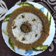 A picture of Dal Makhani without butter or cream.
