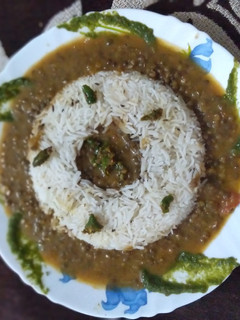 A picture of Dal Makhani without butter or cream.