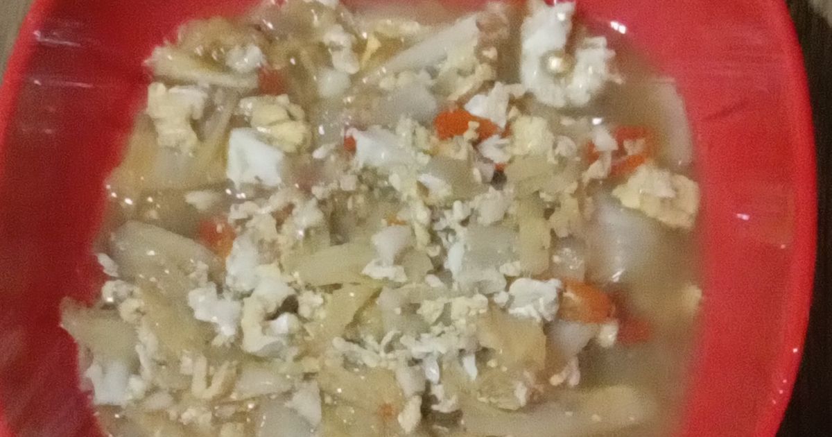 Cah sawi telur pedas