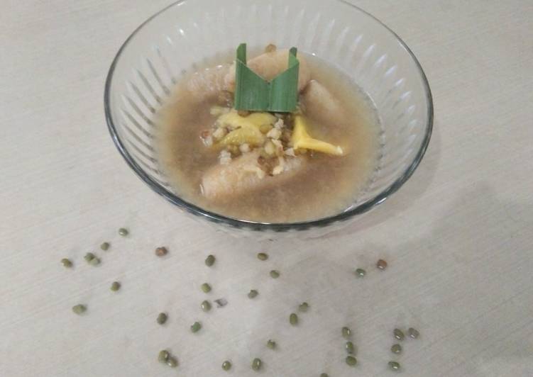 Kolak kacang ijo edisi pisang nangka