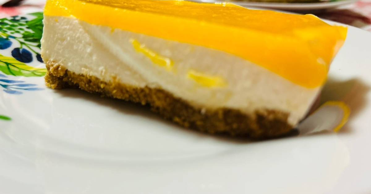Tarta fría de mango y mascarpone - La Cocina de Frabisa La Cocina