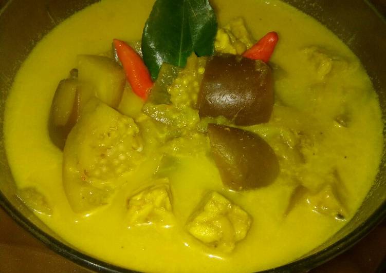 Sayur lodeh terong ndeso