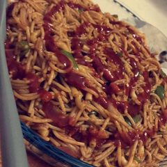 A picture of Spicy pasta.