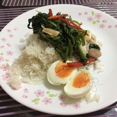 A picture of Kangkong Belacan.
