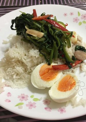 A picture of Kangkong Belacan.