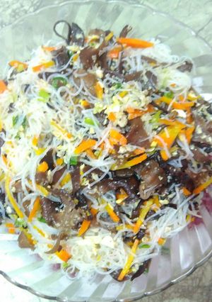 Foto resep Mie goreng jamur kuping