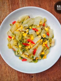 Foto resep Tumis Sawi Jagung