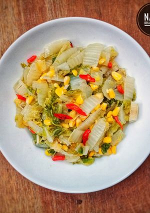 Foto resep Tumis Sawi Jagung