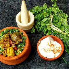 A picture of Sambharia Khichdi.